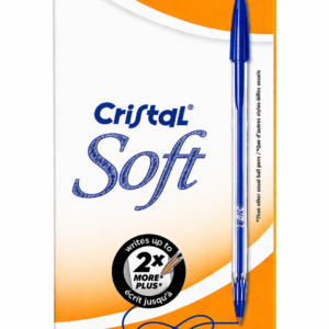 bic cristal soft colore blu confezione 50 penne