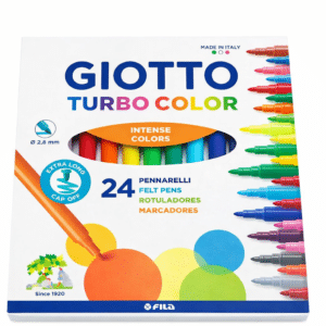🖍️ GIOTTO Turbo Color – Set da 24 Pennarelli