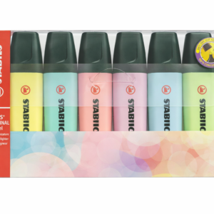 🖍️ STABILO BOSS® ORIGINAL Pastel – Set da 8 Evidenziatori